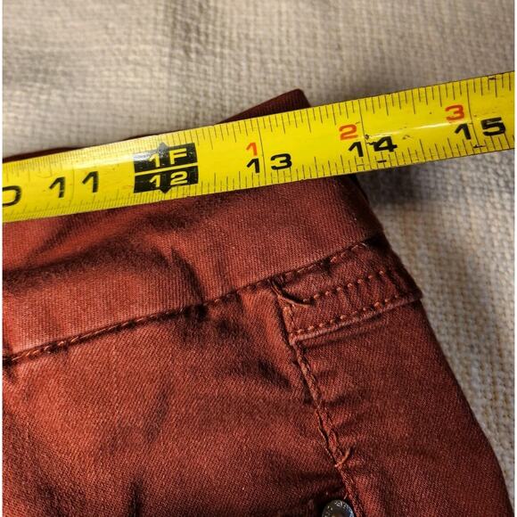Seven 7 for all Mankind Jeans Women's size 4 Burgundy Pants Soft Stretch skinny - Picture 8 of 9